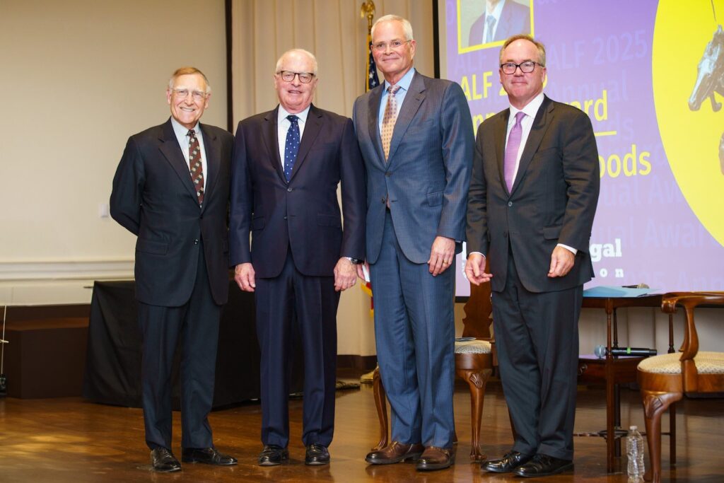 ALF Honors ExxonMobil Chairman & CEO Darren W. Woods at 35th Annual Awards Dinner in Houston, TX